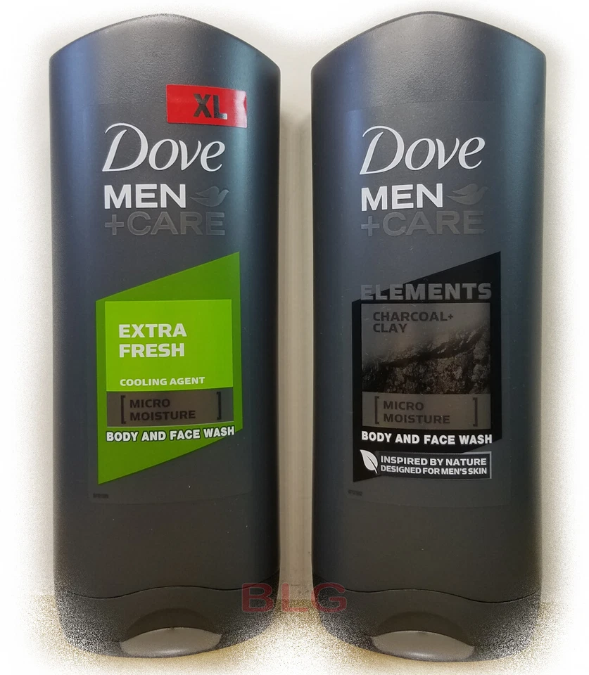 2 Dove Men Care Hydration Balance BODY FACE WASH 13.5oz 400 ml FREE Shipping New - Image 1 of 1