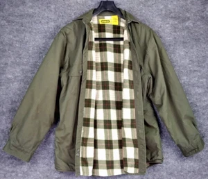 Stanley Men's Flannel-Lined Work Jacket Green Large (L) - Picture 1 of 14