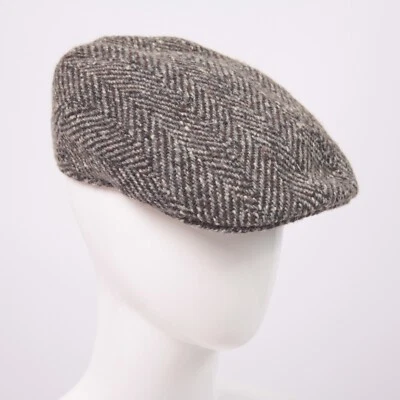 Sombrero Stetson Madison Espiga Tweed Gorra Plana Lana Hecho en Alemania Talla 56 Foto 1 de 4