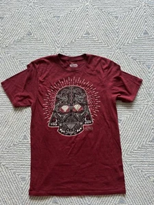Star Wars FifthSun Darth Vader Mask Sugar Skull T-Shirt - Red - Small - Picture 1 of 4