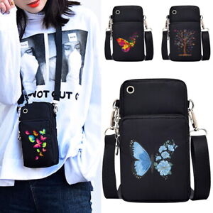 3 Layers Shoulder Wallet Bag Crossbody Phone Bag, Waterproof Wristlet Handbags