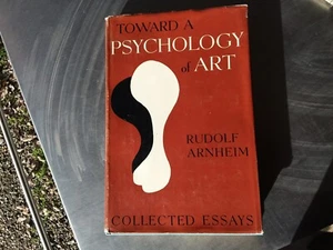 Vintage 1967 Book "Toward A Psychology of Art" Rudolf Arnheim Collect Decor Eph - Picture 1 of 6