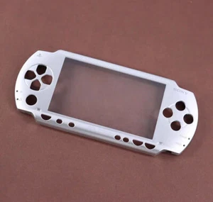 Silver Faceplate Front Shell Housing Cover For Sony PSP 1000 Console - Picture 1 of 1