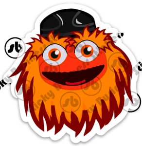 Flyer Gritty Logo Philly 3 Zoll Vinyl Aufkleber Phillies Eagles 76ers Laptop - Bild 1 von 4