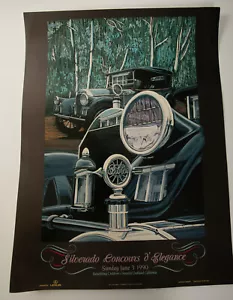 Concours d'Elegance Poster (PSTR-30) Silverado (JSF6) Classic Car Show 1990 - Picture 1 of 7