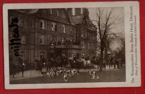 WORCESTERSHIRE FOX HUNTING. FOXHOUNDS DROITWICH BRINE BATHS HOTEL - Picture 1 of 1