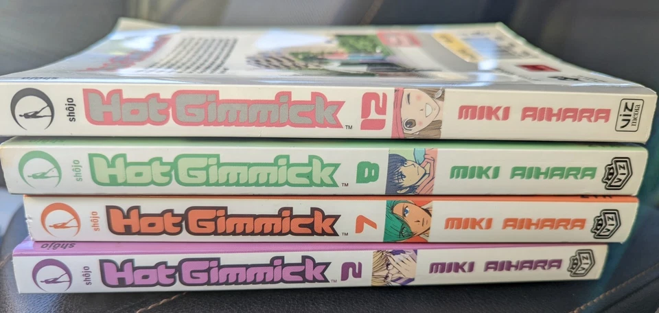 Lote de 4 Manga Hot Gimmick Miki Aihara 2 7 8 12 VIZ Media Shojo Tapa blanda  Foto 1 de 4