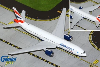 Gemini Jet 1/400 GJBAW2194F Boeing 777-200ER British Airways, Flaps Down - Immagine 1 di 4