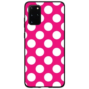 Hard Case Schutzhülle für Samsung Galaxy S weiß & pink gepunktet - Bild 1 von 6