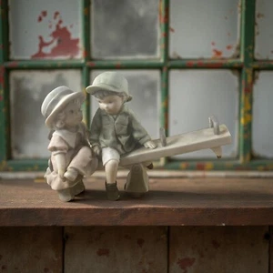 Kim Anderson Figur "You're Always There for Me" Enesco 1997 Seesaw Boy Girl - Bild 1 von 3