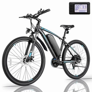 27.5inch 500W Adult Electric Bike 21-Speed Removable Battery Mountain Bicycle - Picture 1 of 11