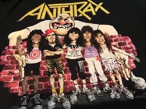 New Rock 1988 Anthrax State of Euphoria Tour T Shirt S-5XL EE122 - Picture 1 of 3