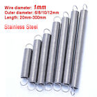 1Mm Hook Stainless Spring Expansion Extension Tension Springs 20-300Mm Long
