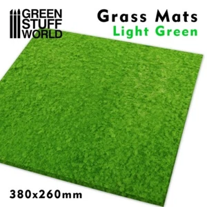 Grass Mats - Light Green - landscape scenery modelling hobby - Picture 1 of 2
