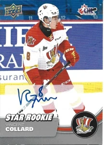 Vincent Collard #371 - 2021-22 CHL - Star Rookies Autograph - Picture 1 of 1