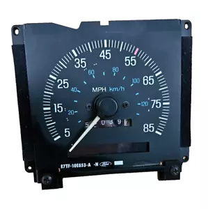 1987 1991 Ford F150 F250 F350 Bronco Speedometer Gauge WITHOUT TRIP 58k Miles - Picture 1 of 3