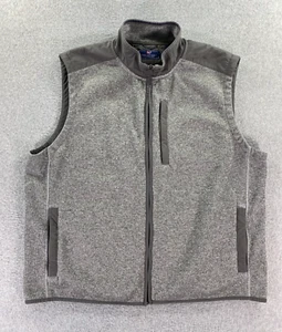 Vineyard Vines Martha's Vineyard Whale Sweater Fleece Vest Men's 2XL Zippered - Picture 1 of 11