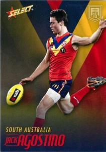 2015 South Australia AFL Select Future Force Rookie Card - Jack Agostino - Imagen 1 de 3