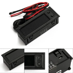 3-in-1 Vehicle Car Kit Thermometer + Voltmeter + Clock LED Digital Display New - Picture 1 of 18