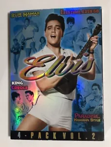 ELVIS 4-PACK VOL. 2 DVD BLUE HAWAII EASY COME EASY GO KING CREOLE PARAMOUNT 2012 - Imagen 1 de 5