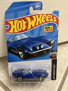 Hot Wheels '72 Stingray Convertible blau #132/250 HW Roadsters * Scheinwerfer #8/10 - Bild 1 von 2