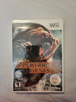 Cabela's Dangerous Hunts 2013 Nintendo Wii Brand New Sealed - Image 1 of 3