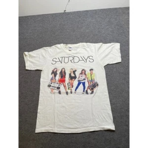 Camiseta De Colección Anvil The Saturdays Banda Estampado Gráfico Camiseta Manga Corta Talla S - Imagen 1 de 8