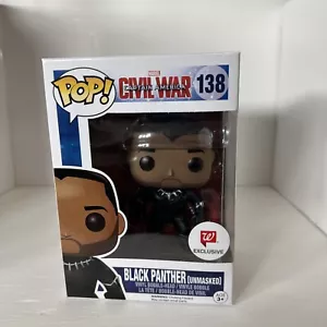 Funko Pop! Black Panther Unmasked Walgreens Exclusivo #138 Guerra Civil - Imagen 1 de 6