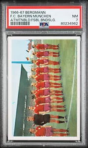 1966 Bergmann Automatenbilder F.C. Bayern Munchen Team PSA 7 Franz Beckenbauer - Picture 1 of 2