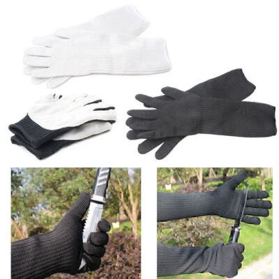 Schnittfest stichfest Edelstahl Mesh Metzger Arbeitshandschuhe Stahl Metall - Bild 1 von 4