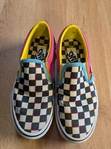 Vans Checkerboard Schuhe Slipper Skate Sneaker Multi Color Block Damengröße 5,5 - Bild 1 von 9
