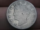 1883 LIBERTY HEAD V NICKEL- WITH CENTS- ABOUT GOOD DETAILS