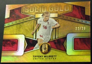 2019-2020 Panini Gold Standard Tiffeny Milbrett Solid Gold Fine # 22/29 USA - Picture 1 of 3