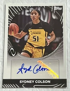 2023 Topps Atletas Unlimited Sydney Colson Autógrafo Automático WNBA Indiana fever - Imagen 1 de 1