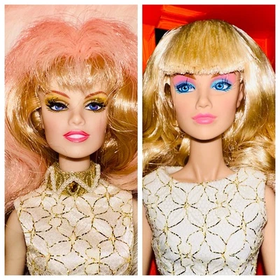 JUEGO DE REGALO DE 2 MUÑECAS GLITTER 'N GOLD JEM / JERRICA SDCC COMIC CON INTEGRIDAD TOYS 2013 Foto 1 de 4