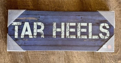 UNC University Of North Carolina Tar Heels Photo Canvas Hanging Wall Sign - Image 1 of 4