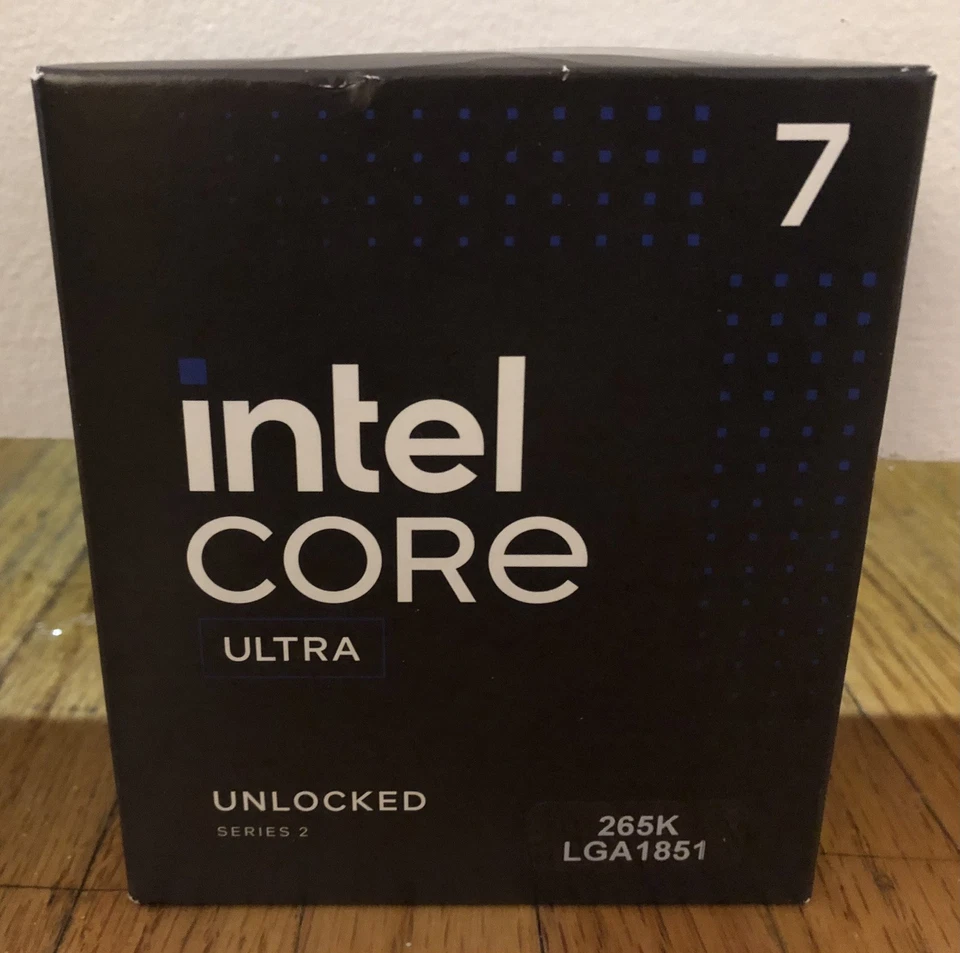 New Intel Core Ultra 7 265K 3.9GHz 20-C CPU Processor DDR5 LGA1851 | BX80768265K - Image 1 of 4