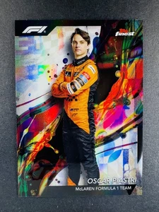 2024 Oscar Piastri Refractor Topps Finest #8 Formula 1 F1 - Picture 1 of 2
