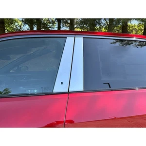 Polished Pillar Post Trim for 2023-2024 Cadillac Lyriq [4pc] - Picture 1 of 4