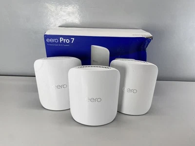 eero Pro 7 Tri-band Mesh Wi-Fi 7 System 3-Pack- White - Image 1 of 4
