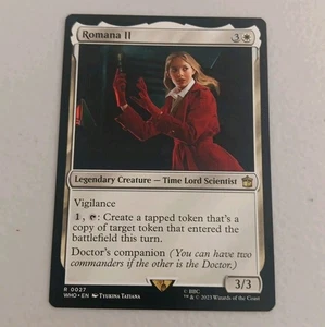 Romana II - Doctor Who Commander Magic The Gathering casi nuevo  - Imagen 1 de 2