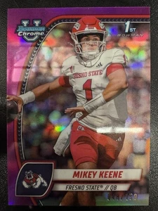 2024 Bowman University Chrome - Mikey Keene #131 Fuchsia Refractor /150 (RC) - Picture 1 of 2