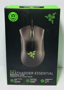 Ratón óptico para juegos Razer DeathAdder Essential con cable - clásico negro... - Imagen 1 de 4
