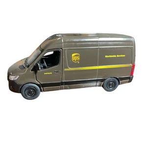 UPS Mercedes Benz Sprinter Van 1:48 Scale Pull Back Roll Kinsmart Toy - Picture 1 of 12