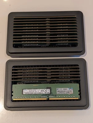 16x8GB (128GB) 1Rx8 PC4-2400T DDR4 ECC RDIMM – Samsung/HP M393A1K43BB0-CRC0Q - Image 1 of 3
