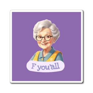 Funny Grandma Magnet, Quirky Kitchen Decor, Gift for Grandparents - Picture 1 of 3