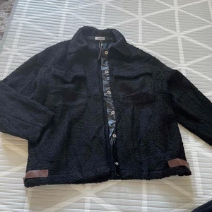 HOTOUCH Teddy Fleece Jacket shacket Long Sleeve Button Sherpa Coat Large - Picture 1 of 8