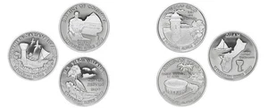 2009 S Territories Quarter Roll Gem DCam Washington 90% Silver Proof 40 US Coins - Picture 1 of 2