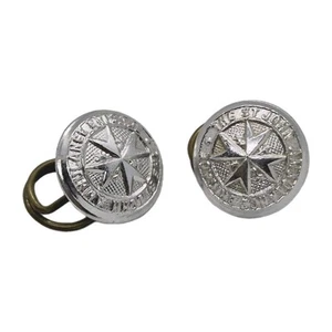 St John Ambulance Brigade Vintage Chrome Button Uniform X2 - Picture 1 of 6