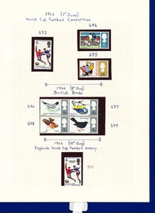 1966-1967 Commemorative Stamps SG693-SG716 excluding SG705-SG712 MNH lcdo - Picture 1 of 2
